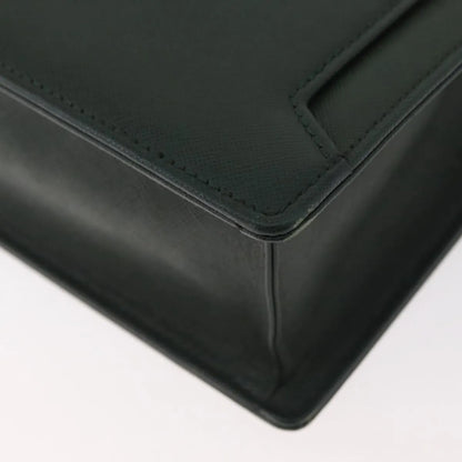 Burberry Briefcase Leather, Green, Leather, Briefcase
