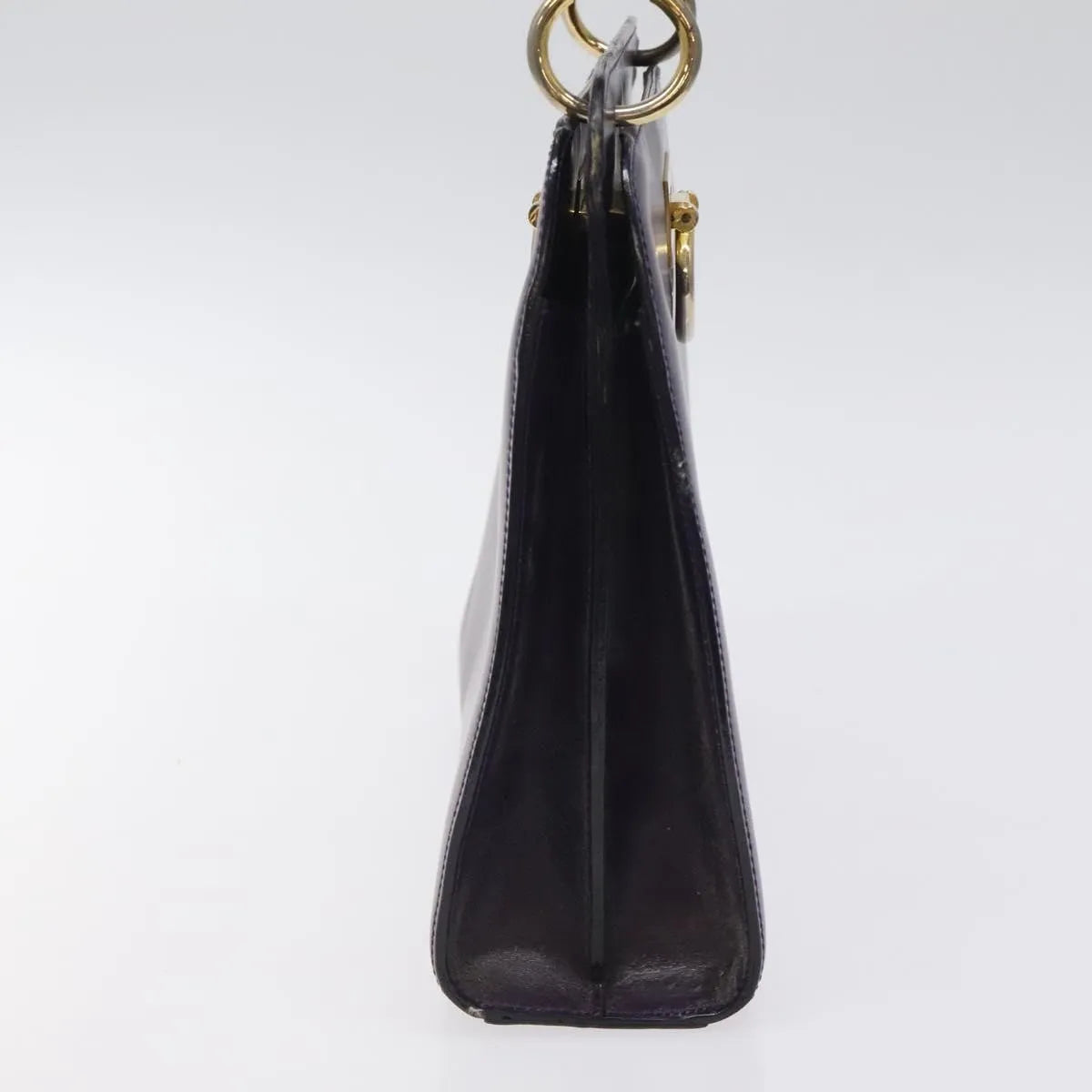 Celine vintage Leather, Purple, Leather, Handbag