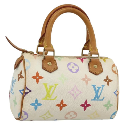 Louis Vuitton Speedy Mini HL Monogram Multicolor, White, Canvas, Handbag