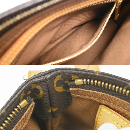 Louis Vuitton Trotteur Monogram Canvas, Brown, Canvas, Shoulder Bag