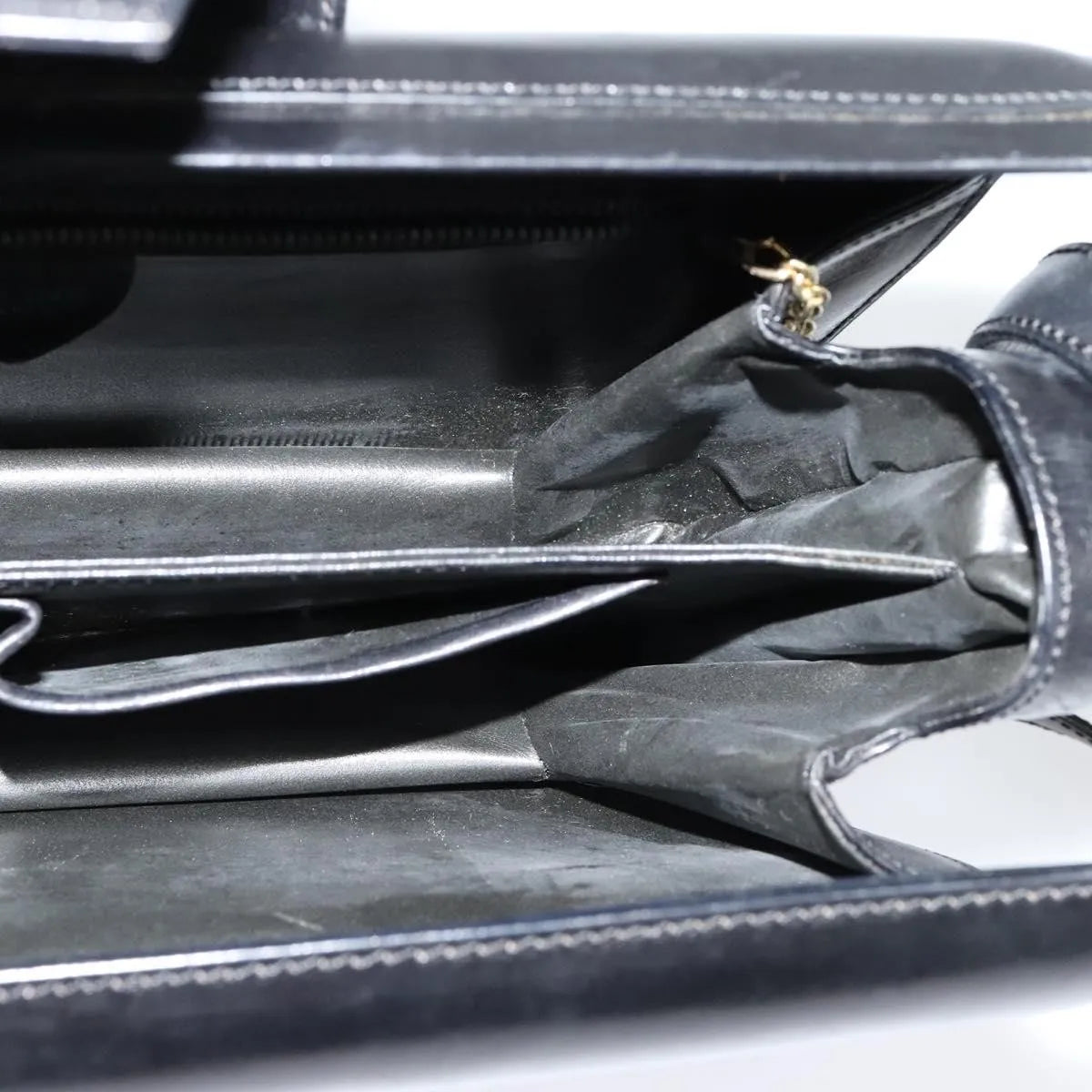 Celine Vintage Leather, Black, Leather, Shoulder Bag