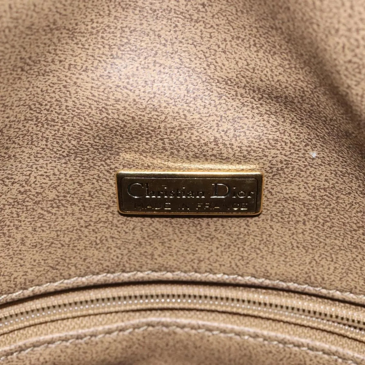 Christian Dior Vintage Leather, Brown, Leather, Shoulder Bag