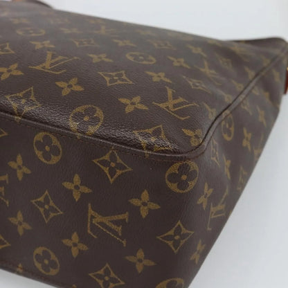 Louis Vuitton Looping Monogram Canvas, Brown, Canvas, Handbag