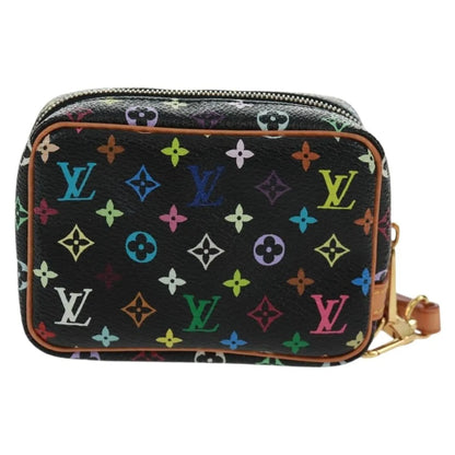 Louis Vuitton Wapity Trousse Monogram Multicolor, Black, Canvas, Clutch