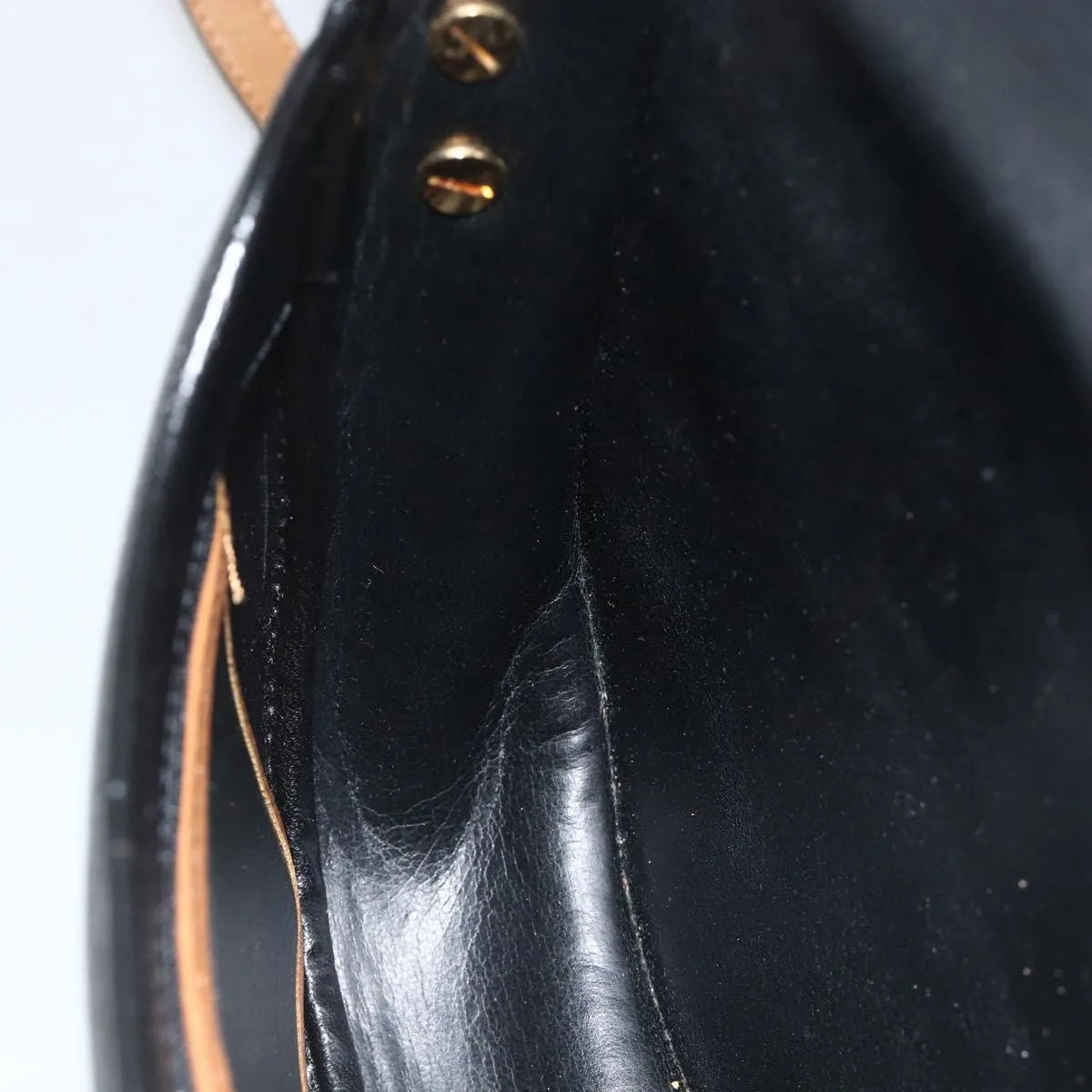 Christian Dior CD Shoulder bag Leather, Black, Leather, Shoulder Bag