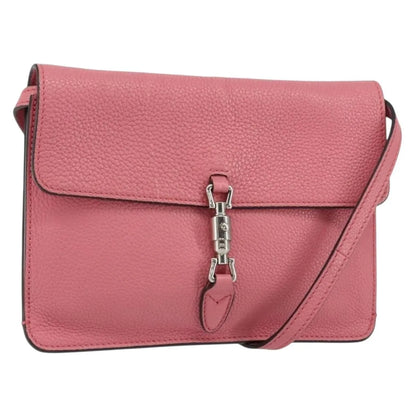 Gucci Jackie Soft Convertible Clutch Leather, Pink, Leather, Handbag