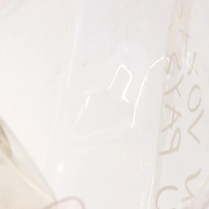 Hermes Kelly Vinyl, Clear, Plastic, Handbag