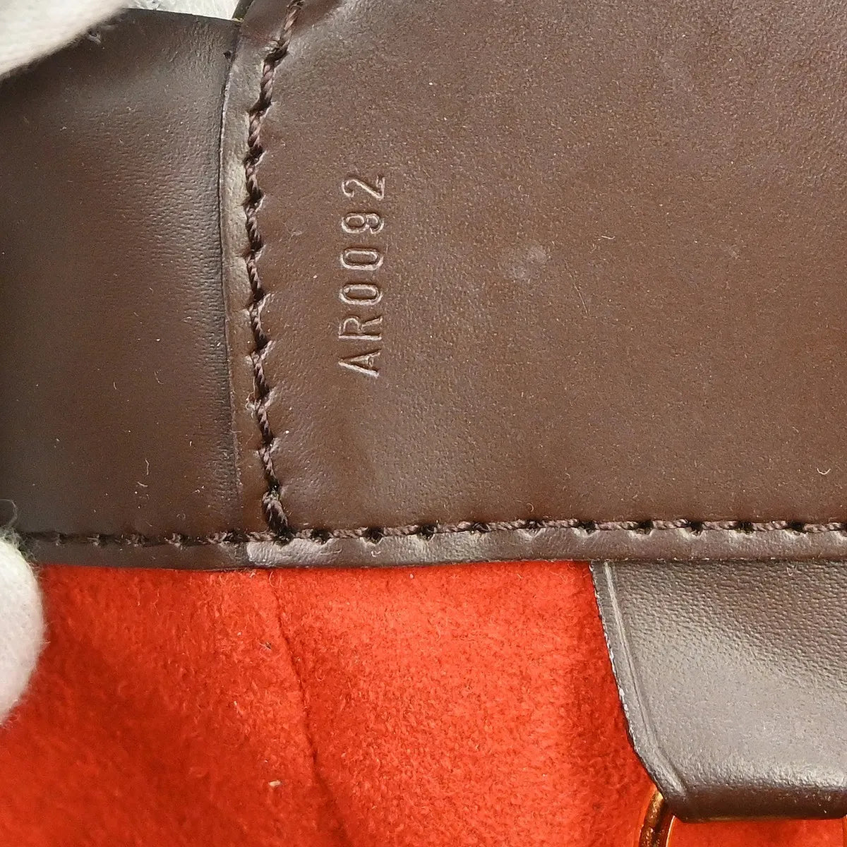 Louis Vuitton Sarria Damier, Brown, Canvas, Handbag
