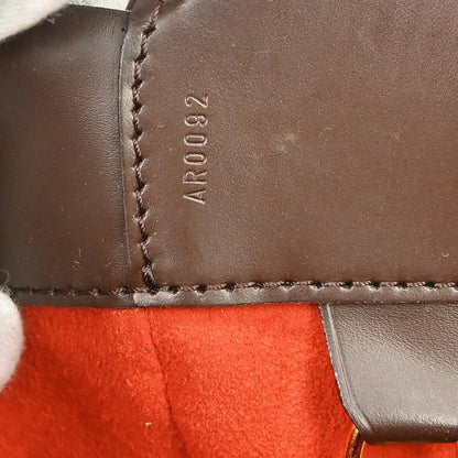 Louis Vuitton Sarria Damier, Brown, Canvas, Handbag