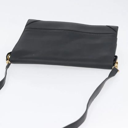 Celine Vintage Leather, Black, Leather, Shoulder Bag
