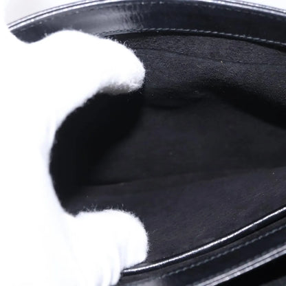 Gucci Vintage Leather, Black, Leather, Shoulder Bag
