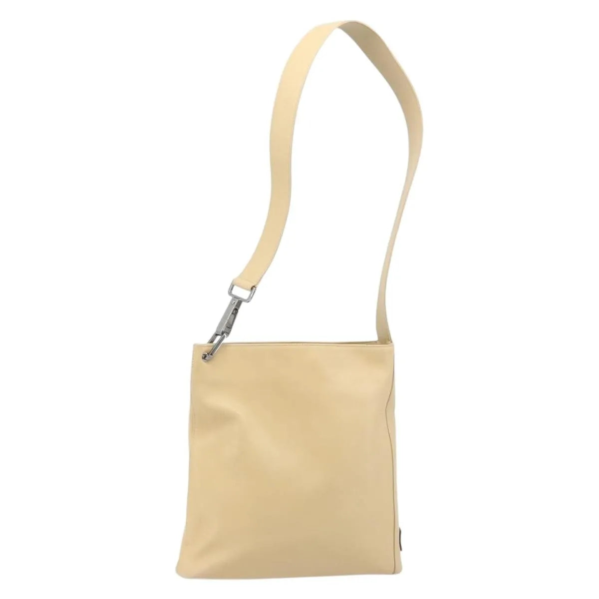 Gucci Vintage Leather, Beige, Leather, Shoulder Bag