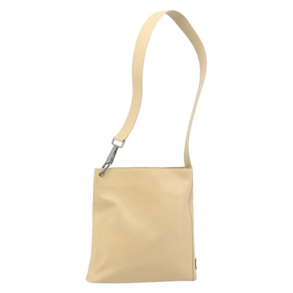 Gucci Vintage Leather, Beige, Leather, Shoulder Bag