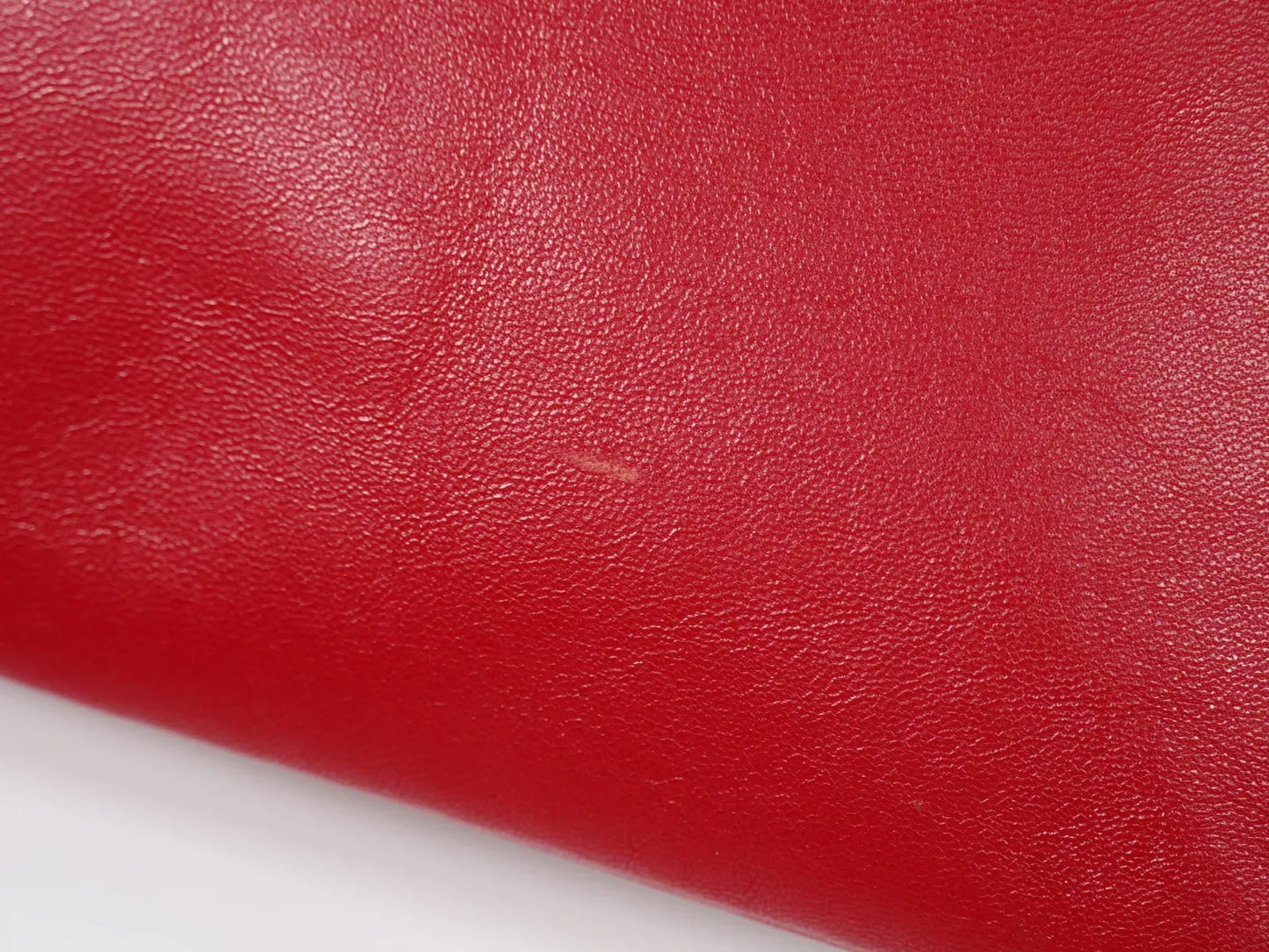 Celine Trio Leather, Red, Leather, Shoulder Bag