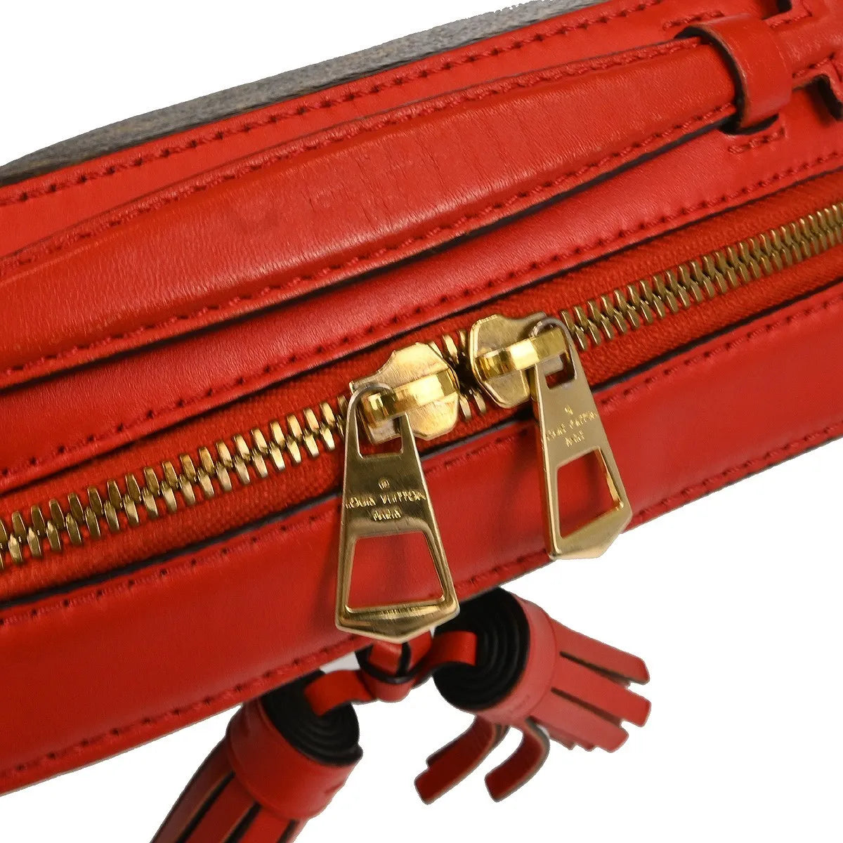 Louis Vuitton Saintonge Monogram Canvas with Leather, Brown, Canvas, Shoulder Bag