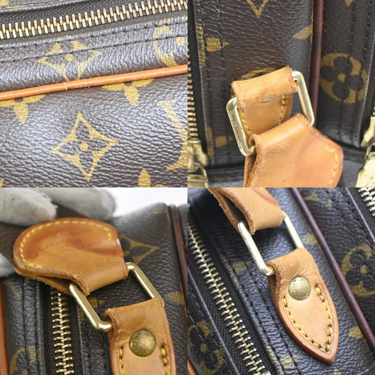 Louis Vuitton Reporter Monogram Canvas, Brown, Leather, Shoulder Bag
