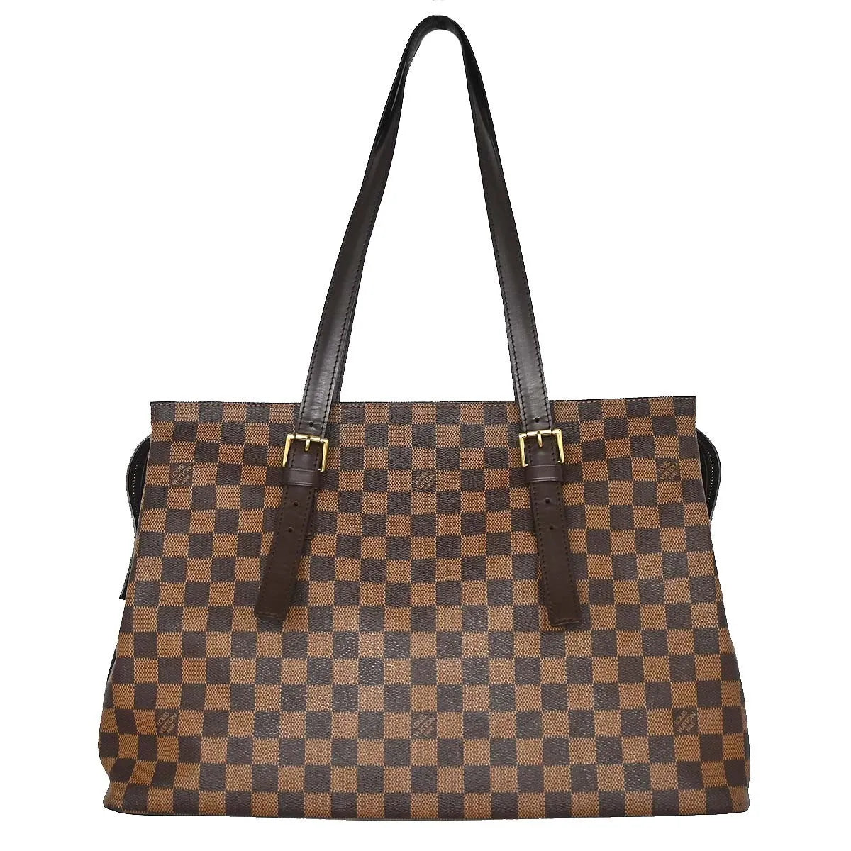 Louis Vuitton Chelsea Damier, Brown, Canvas, Tote Bag
