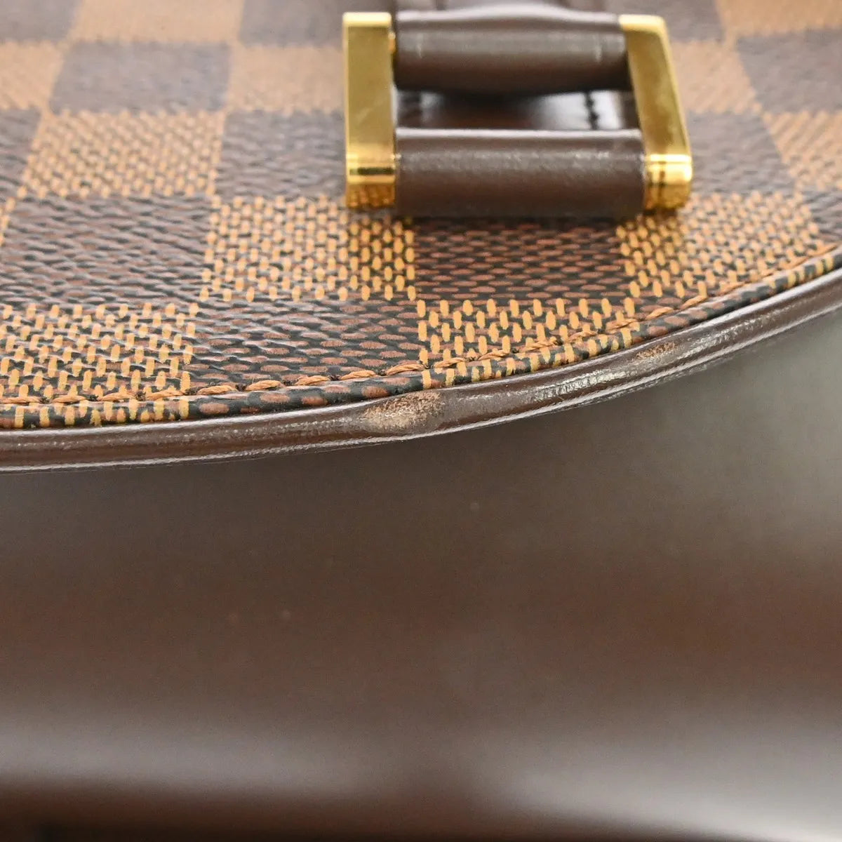 Louis Vuitton Sarria Damier, Brown, Canvas, Handbag