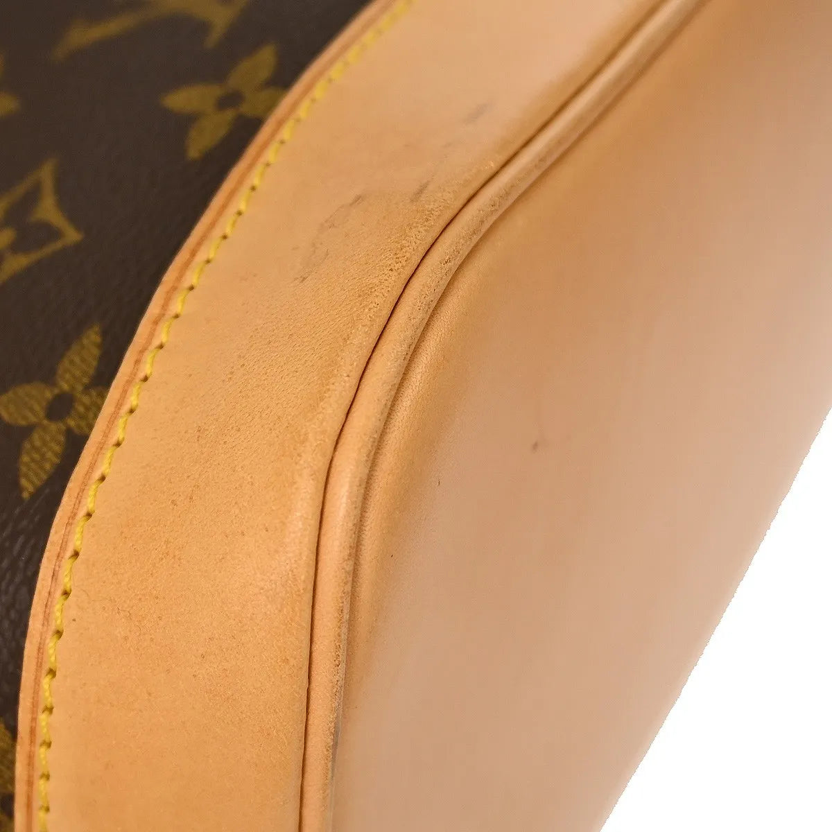 Louis Vuitton Alma Monogram Canvas, Brown, Canvas, Handbag
