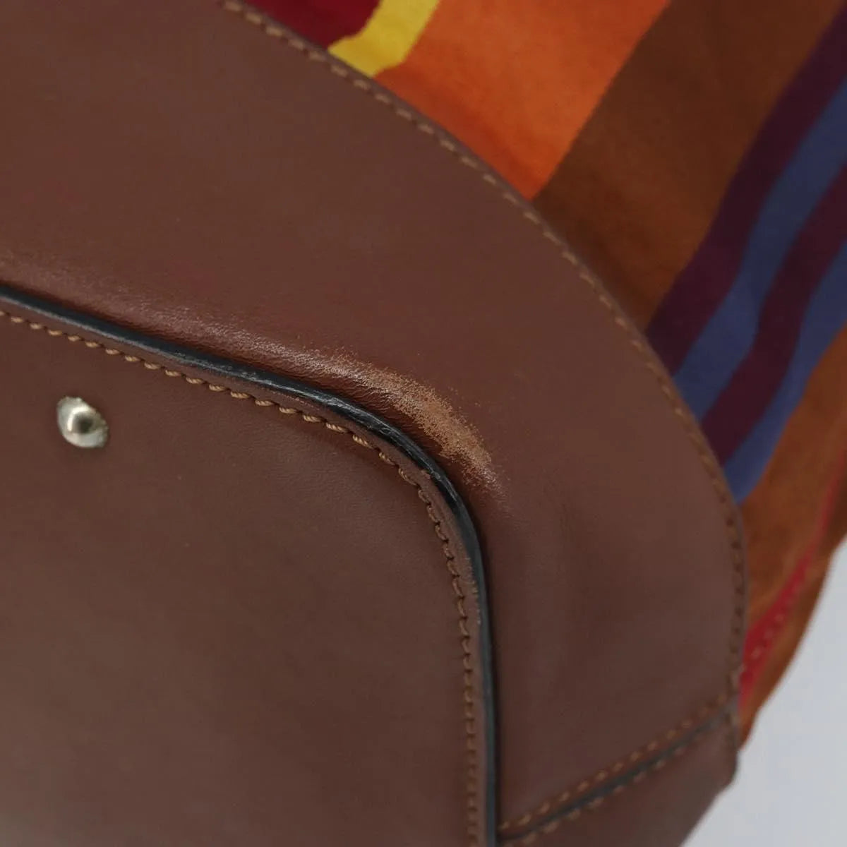 Celine Vintage Canvas, Multicolour, Canvas, Shoulder Bag