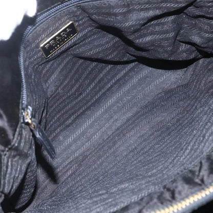 Prada Shoulder Leather, Black, Leather, Shoulder Bag