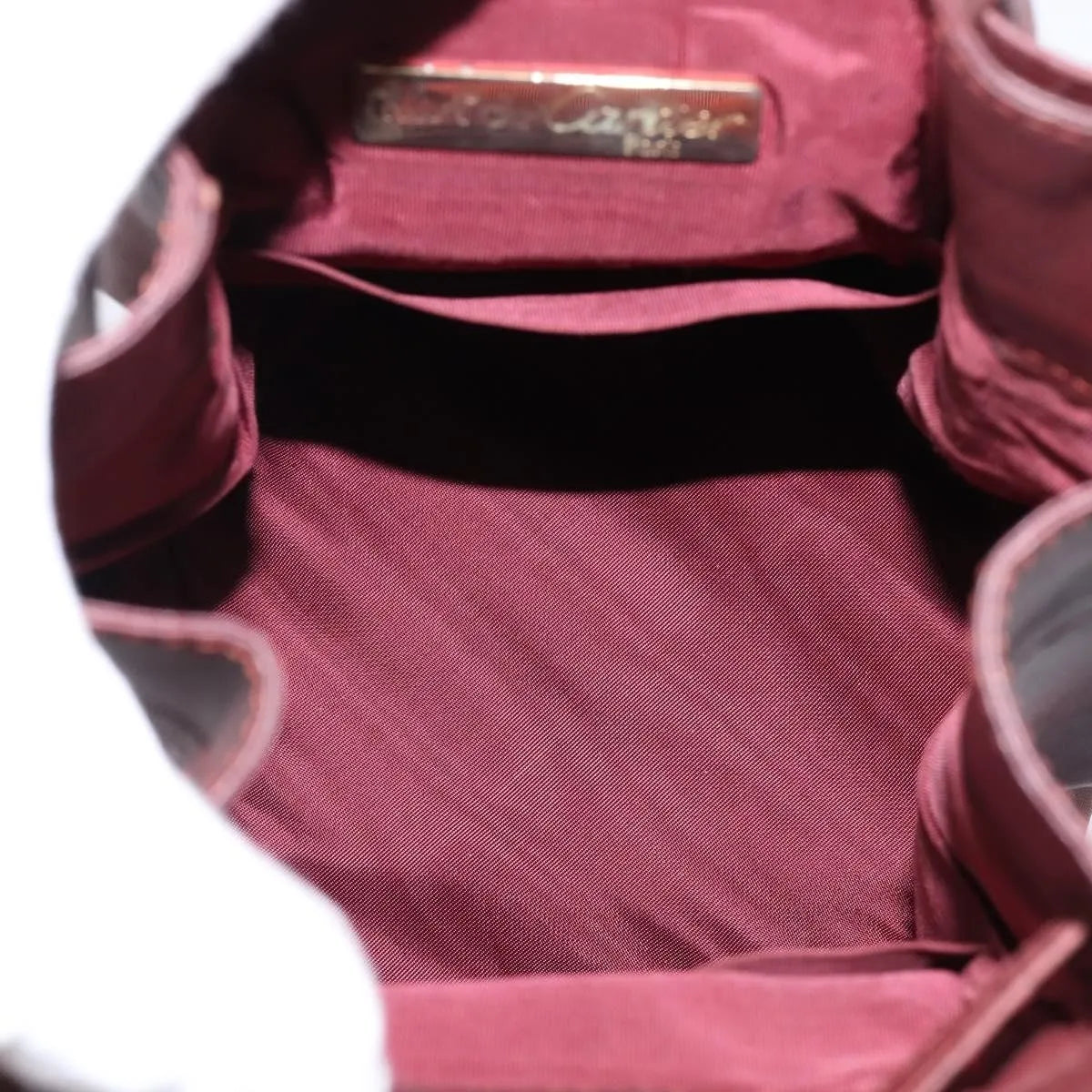 cartier Must de cartier Leather, Burgundy, Leather, Shoulder Bag