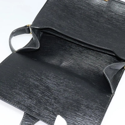 Louis Vuitton Cartouchiere Epi Leather, Black, Leather, Shoulder Bag