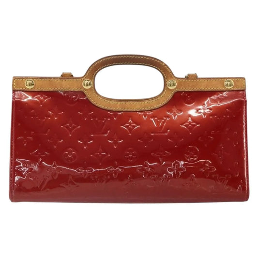 Louis Vuitton Roxbury Drive Monogram Vernis, Red, Patent Leather, Handbag