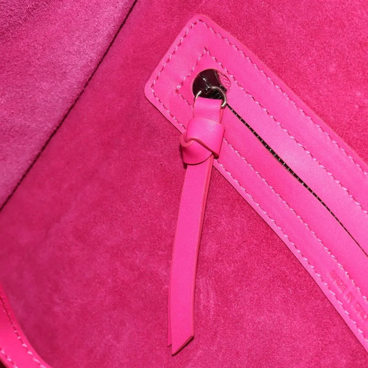 Celine Luggage Smooth Leather, Pink, Leather, Tote Bag