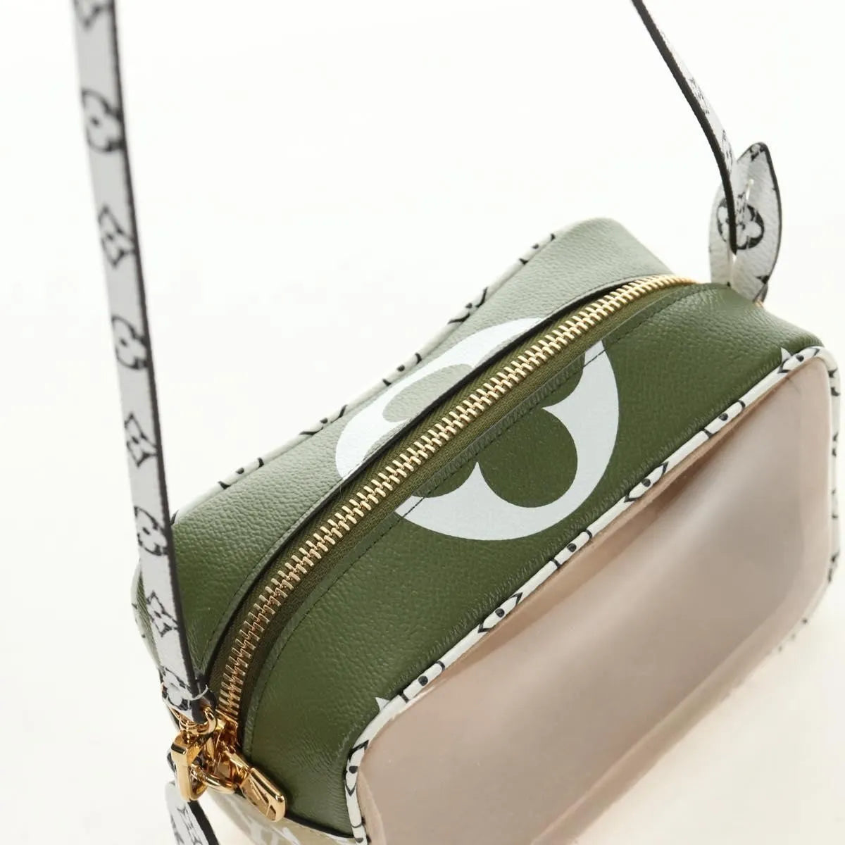 Louis Vuitton Beach Limited Edition Colored Monogram Giant, Green, Canvas, Clutch