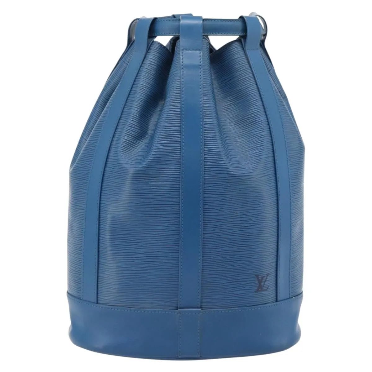 Louis Vuitton Randonnee Epi Leather, Blue, Leather, Shoulder Bag