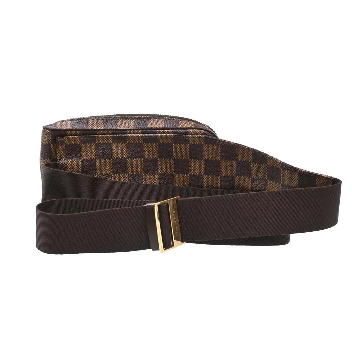 Louis Vuitton Geronimos Waist Damier, Brown, Canvas, Shoulder Bag