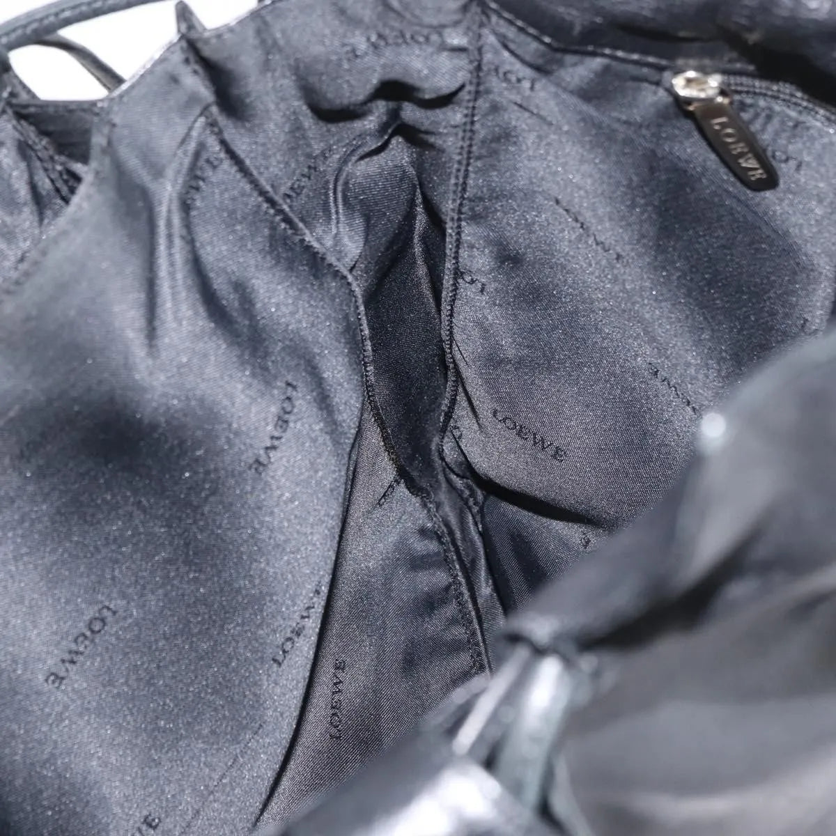 Loewe Flamenco Leather, Black, Leather, Shoulder Bag