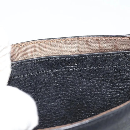 Chloe Lily Leather, Black, Leather, Shoulder Bag