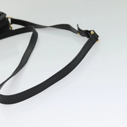 Gucci Vintage Leather, Black, Leather, Shoulder Bag