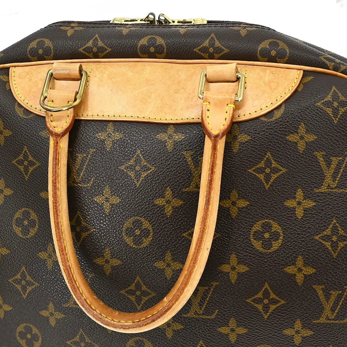 Louis Vuitton Deauville Monogram Canvas, Brown, Canvas, Handbag