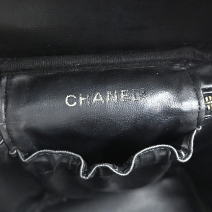 Chanel Vintage Timeless Cosmetic Case Caviar, Black, Leather, Handbag