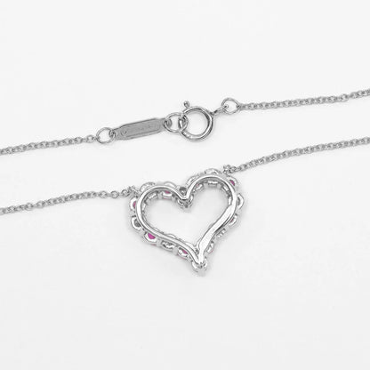 Tiffany & Co. Sentimental Heart Platinum, Silver, Platinum, Necklace