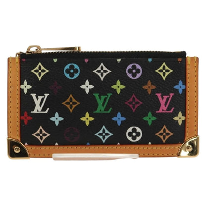 Louis Vuitton Pochette Clés Monogram Canvas, Black, Canvas, Wallet