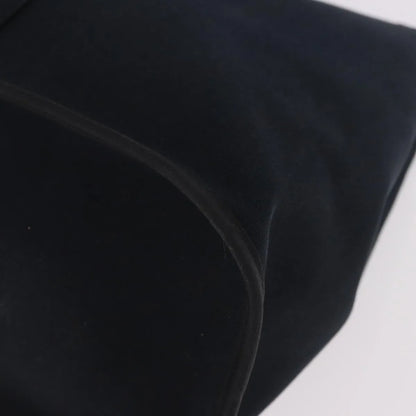 Hermes Cabag Elan Toile and Leather, Black, Canvas, Shoulder Bag