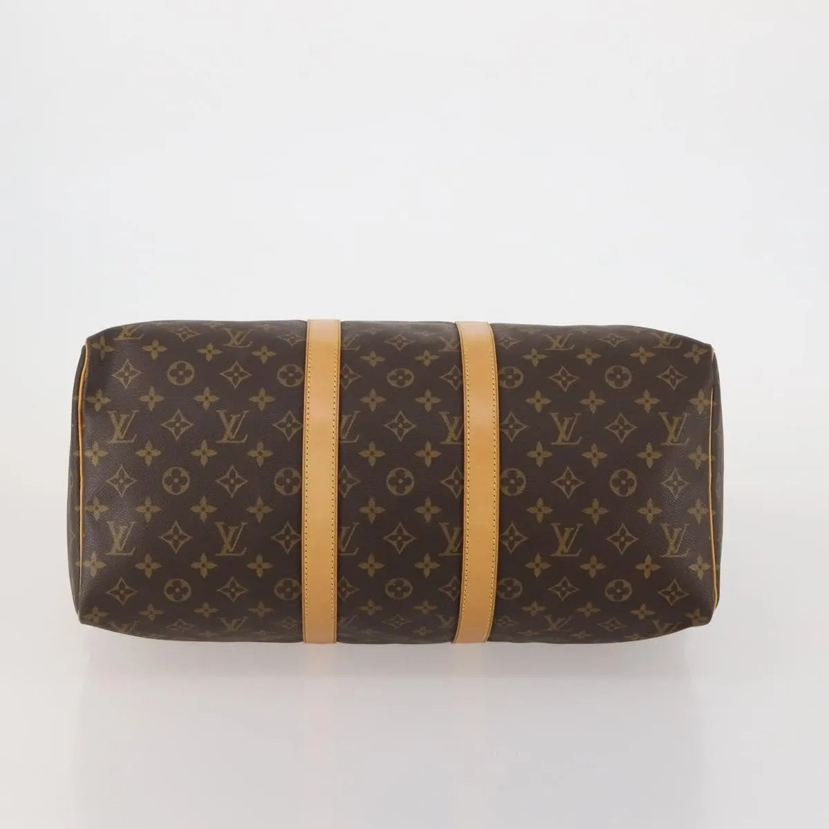 Louis Vuitton Keepall Monogram Canvas, Brown, Canvas, Travel Bag