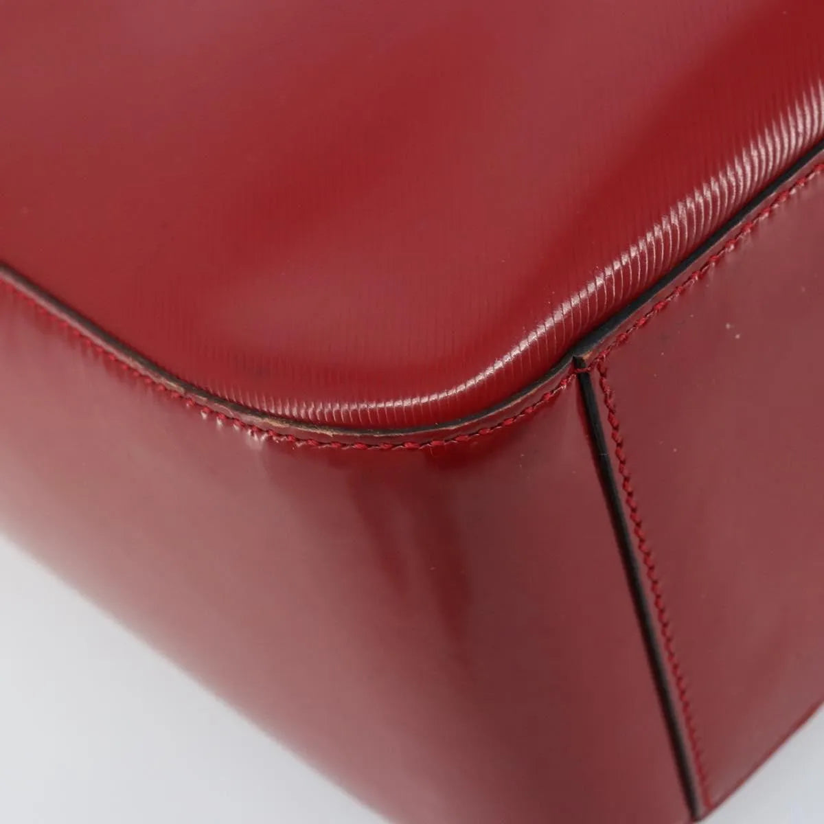 Celine vintage Leather, Red, Leather, Handbag