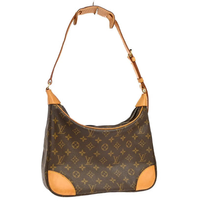 Louis Vuitton Boulogne Monogram, Brown, Canvas, Shoulder Bag