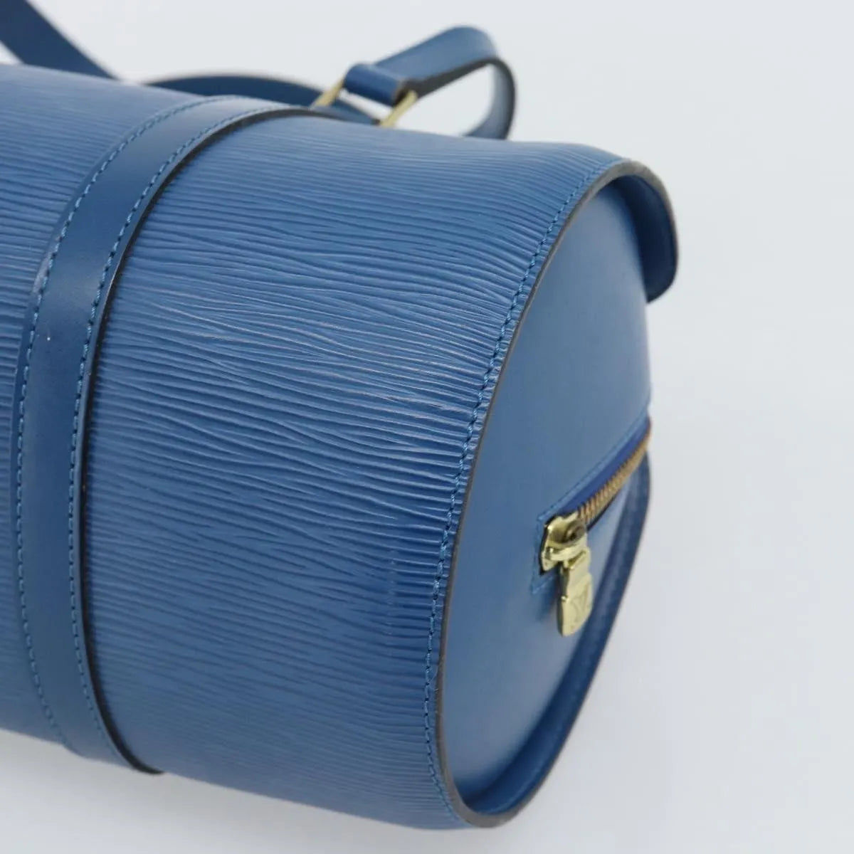 Louis Vuitton Soufflot Epi Leather, Blue, Leather, Handbag