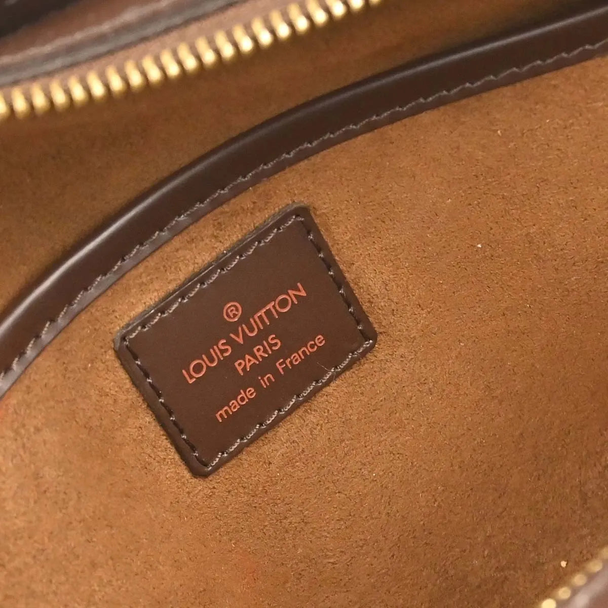 Louis Vuitton Pochette Saint Louis Damier, Brown, Canvas, Clutch
