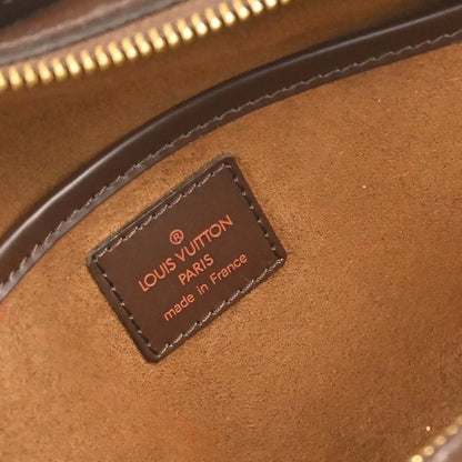 Louis Vuitton Pochette Saint Louis Damier, Brown, Canvas, Clutch