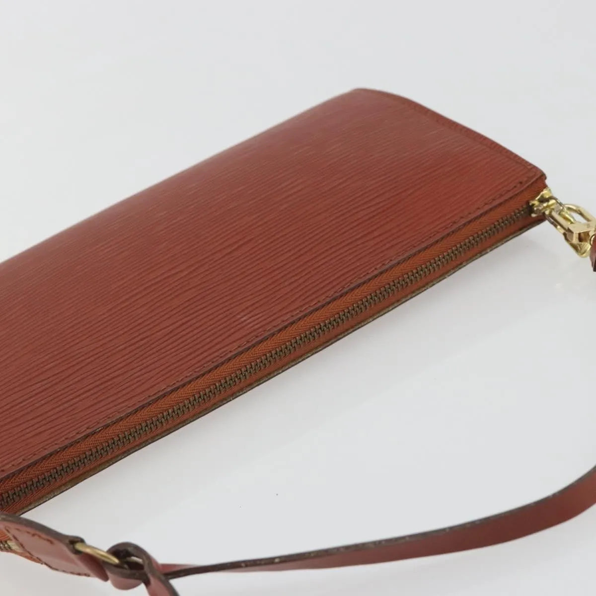 Louis Vuitton Pochette Accessoires Epi, Brown, Leather, Clutch