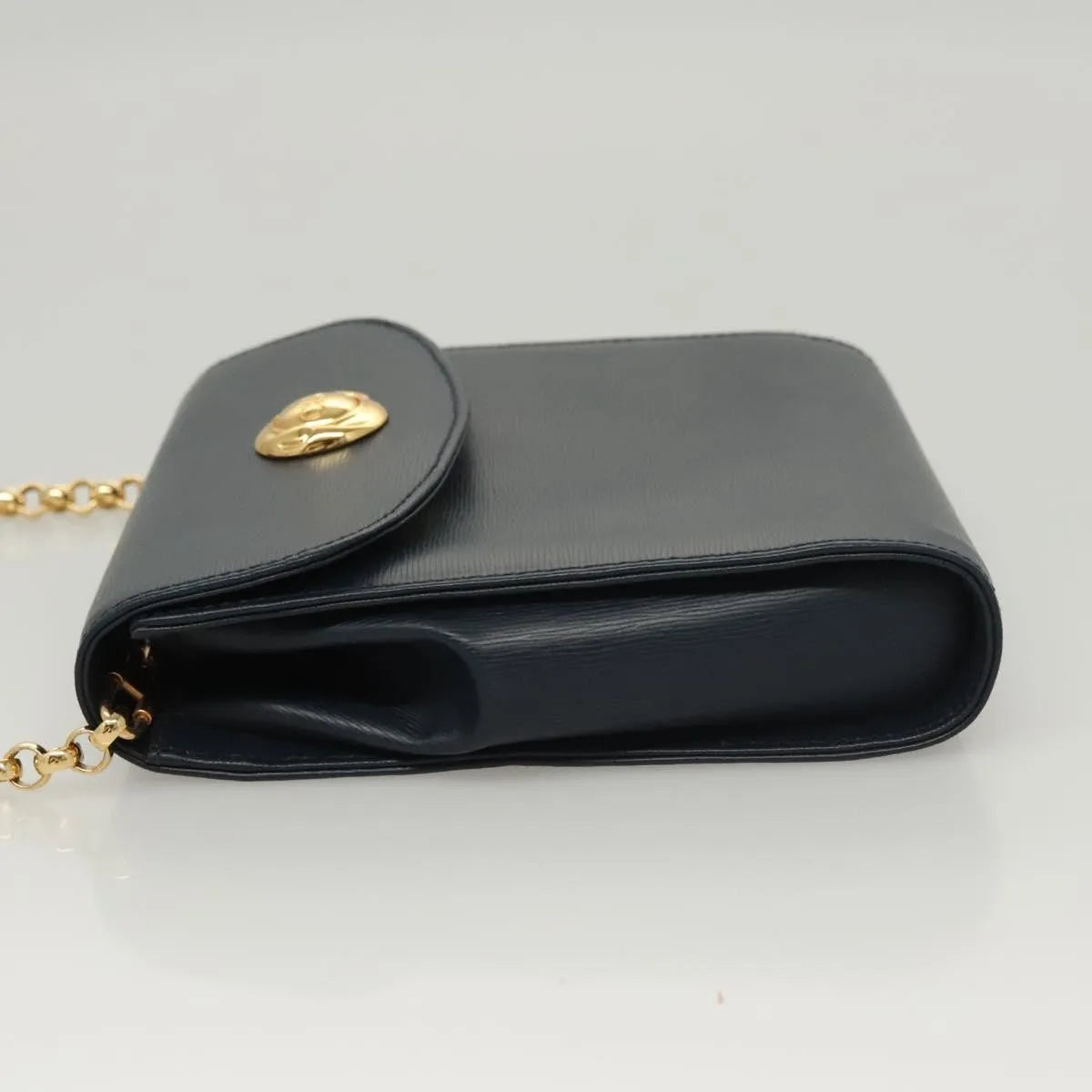 Chloe Vintage Leather, Navy, Leather, Shoulder Bag
