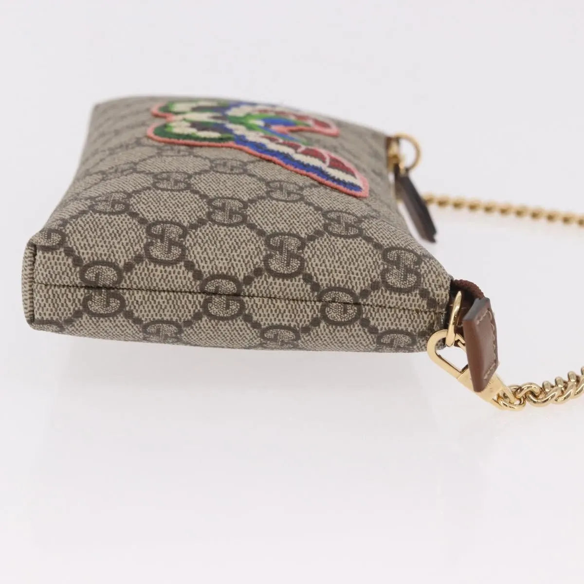 Gucci Pochette GG Canvas, Beige, PVC, Clutch