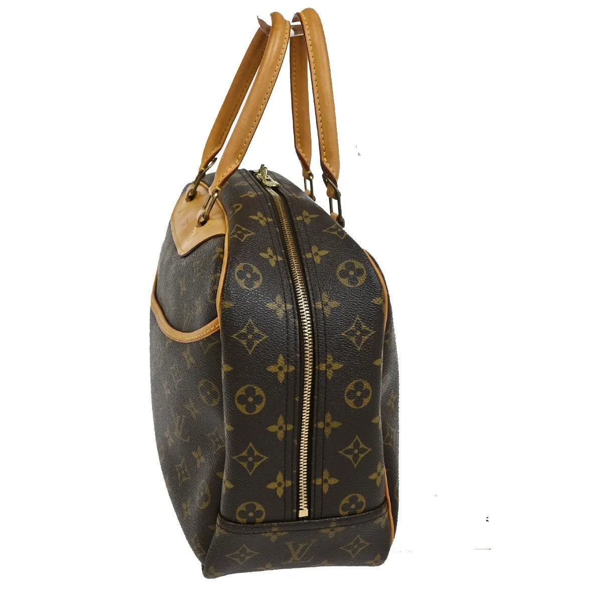 Louis Vuitton Deauville Monogram Canvas, Brown, Canvas, Handbag